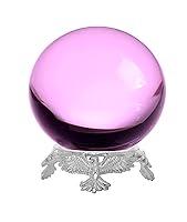 Algopix Similar Product 17 - Amlong Crystal Pink Crystal Ball 50mm