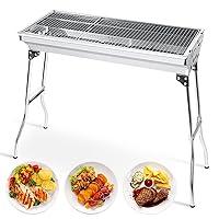 Algopix Similar Product 12 - Uten Portable Charcoal Grill Stainless