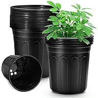 Algopix Similar Product 7 - RAOOKIF 10 Pack 1 Gallon Nursery Pots