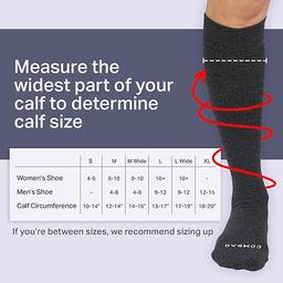 3-Pack Knee-High Compression Socks