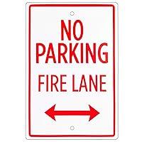 Algopix Similar Product 11 - No Parking  Fire Lane Sign  18 x 12