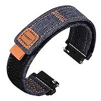 Algopix Similar Product 4 - ANNEFIT Canvas Watch Band 24mm Denim