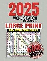 Algopix Similar Product 2 - 2025 WORD SEARCH FOR ADULTS  LARGE