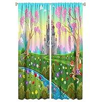 Algopix Similar Product 1 - Cartoon Curtains Fairytale Themed