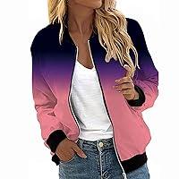 Algopix Similar Product 19 - Womens Fashion Bomber Jackets Crewneck