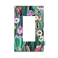 Algopix Similar Product 2 - Pznen Cactus Rocker Switch Plate Covers