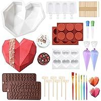 Algopix Similar Product 8 - Heart Shaped Chocolate Mold Set