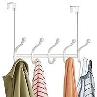 Algopix Similar Product 3 - mDesign Decorative Over Door 10 Hook