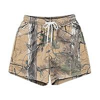 Algopix Similar Product 1 - Mens Cargo Sweat Shorts 2024 Camo Cargo