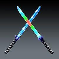 Algopix Similar Product 17 - JOYIN 2 Packs Toys Ninja Swords for