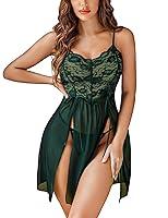 Algopix Similar Product 1 - Avidlove Women Lace Lingerie Babydoll