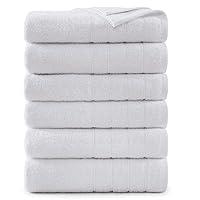 Algopix Similar Product 7 - Casa Platino White Bath Towels 6 pack