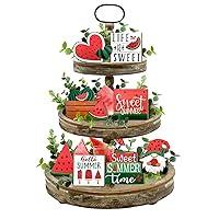 Algopix Similar Product 16 - Guoofu Summer Tiered Tray Decor