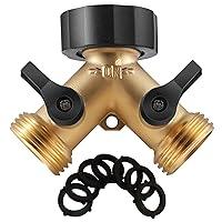 Algopix Similar Product 2 - IPOW Brass Heavy Duty 2 Way Y Valve