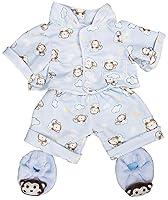 Algopix Similar Product 12 - Blue Monkey Pajamas wSlippers Teddy
