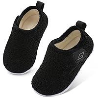 Algopix Similar Product 13 - Lefflow Baby Slippers Girl Boy Black