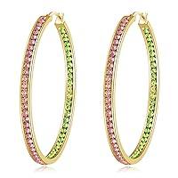 Algopix Similar Product 12 - CiNily Big Hoop Earrings for Women