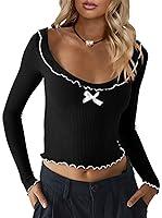 Algopix Similar Product 8 - CSDAJIO Cute Going Out Tops for Women