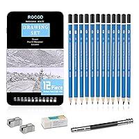 Algopix Similar Product 17 - ROCOD Profession Sketch Pencils 6B to