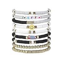 Algopix Similar Product 20 - Cooluckday Preppy Bracelets Heishi