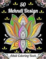 Algopix Similar Product 12 - 50 Mehndi Design Adult Coloring Book