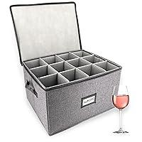 Algopix Similar Product 14 - HOMELUX THEORY Wine Glass Storage Box