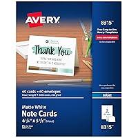 Algopix Similar Product 6 - Avery Printable Note Cards with