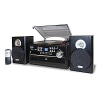 Algopix Similar Product 14 - Jensen 3Speed Stereo Turntable with CD