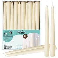 Algopix Similar Product 12 - BOLSIUS 30 Count Household Ivory Taper