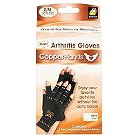 Algopix Similar Product 3 - Copper Hands Fingerless Compression