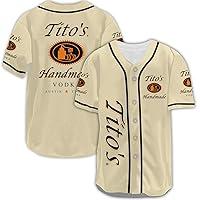 Algopix Similar Product 20 - Tito Baseball Jerseys Shirt for Men