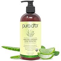 Algopix Similar Product 18 - PURA DOR 16 Oz ORGANIC Aloe Vera Gel 
