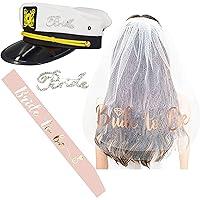 Algopix Similar Product 5 - MinnowXY Party Bride To Be White Bridal