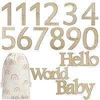 Algopix Similar Product 11 - Burbell 15 Pcs Baby Milestone Numbers