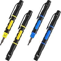 Algopix Similar Product 1 - 4 Pieces Pocket Screwdriver 4 in 1 Pen