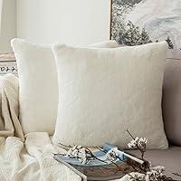 Algopix Similar Product 10 - MIULEE Pack of 2 Decorative Throw
