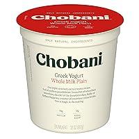 Algopix Similar Product 10 - Chobani Whole Milk Plain Greek Yogurt