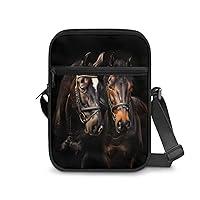 Algopix Similar Product 7 - GREKIOPYU Horses Men Satchel Purse