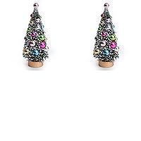 Algopix Similar Product 17 - Set of 2 Snow Flocked Holiday Bulb