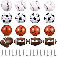 Algopix Similar Product 14 - Menkxi 8 Pcs Sports Ball Dresser Knobs