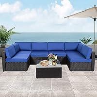 Algopix Similar Product 8 - Kinsunny Peach Tree 7 PCs Outdoor Patio