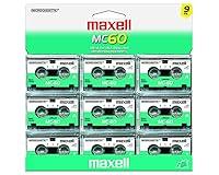 Algopix Similar Product 16 - Maxell MC60 UR Microcassettes Pack of