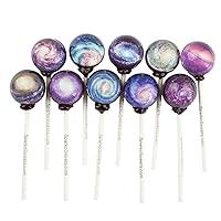Algopix Similar Product 2 - 100 Pieces Galaxy Lollipops Spiral
