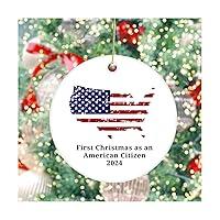 Algopix Similar Product 11 - Custom First Christmas as An American