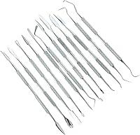 Algopix Similar Product 6 - SE 12Piece Stainless Steel Wax Carvers