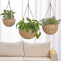 Algopix Similar Product 9 - Set of 3 Hanging Planter Basket Set