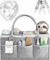 Algopix Similar Product 18 - PUTSKA Baby Diaper Caddy Organizer Set