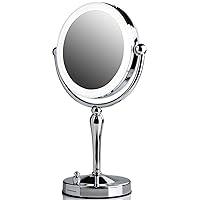 Algopix Similar Product 6 - Ovente Lighted Makeup Mirror Tabletop
