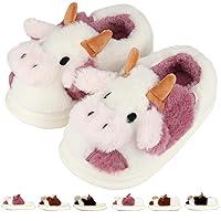 Algopix Similar Product 2 - zasqiz Toddler Cow Slippers Kids