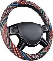 Algopix Similar Product 18 - CAR PASS Boho Steering Wheel Cover Red